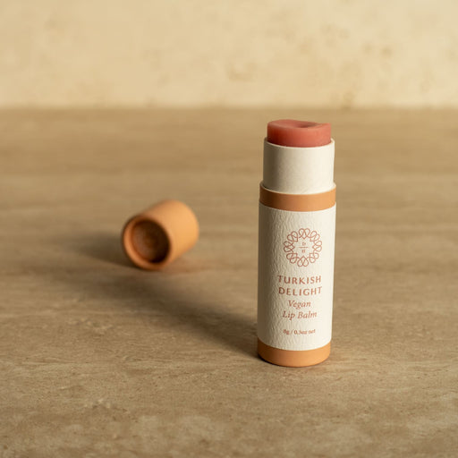 lip balms in compostable tubes with vegan formulation made in nz