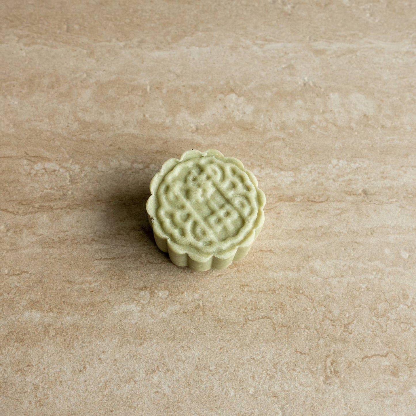 solid shampoo in handy travel size 35g bar comes wrapped in paper