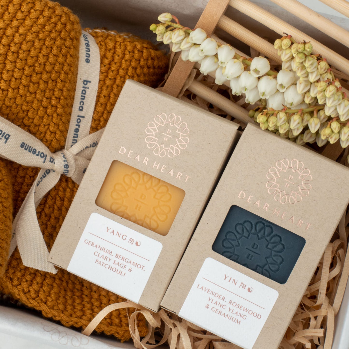 the perfect vegan gift box 2 handmade soaps 3 bianca lorrene wash cloths bamboo soap rack nz made