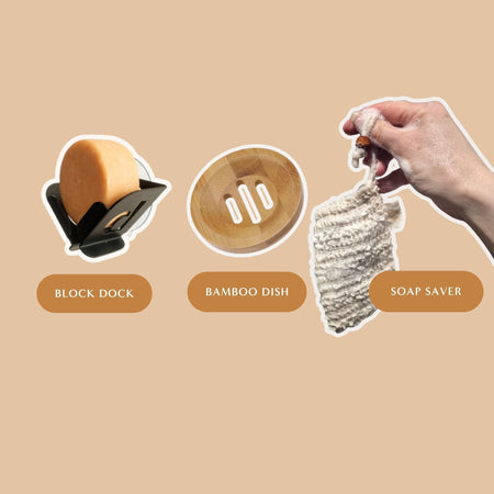 shampoo bar and conditioner bar solutions for storing them block dock bamboo soap dish and soap saver bags