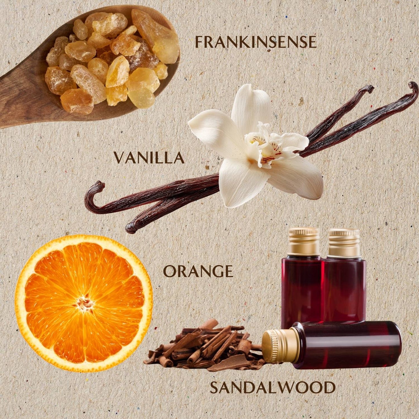 vegan balm ingredients frankinsense vanilla orange and sandalwood made in nz