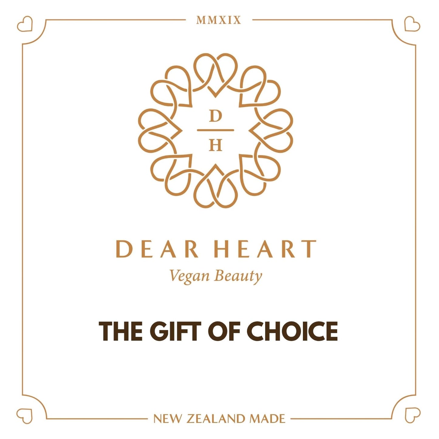 dear heart gift voucher give the gift of choice nz