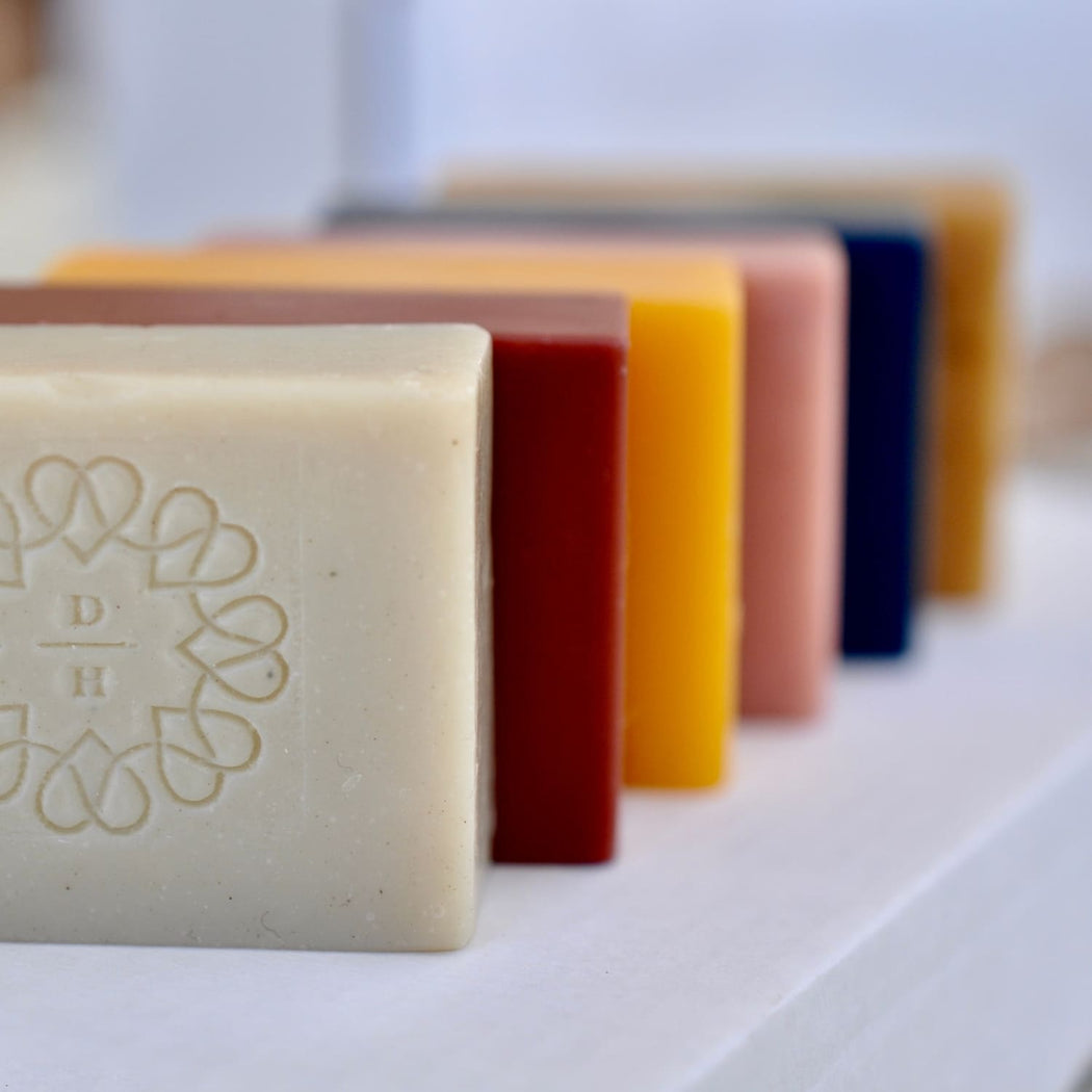 hand crafted soap made in new zealand gift box with six small soaps