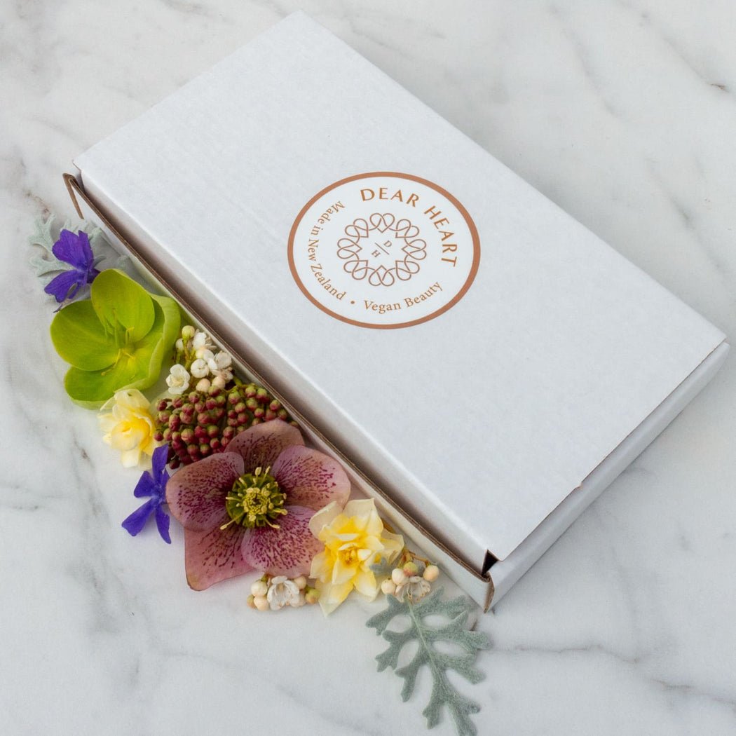 handcrafted soap box by Dear Heart six guest soaps made in NZ