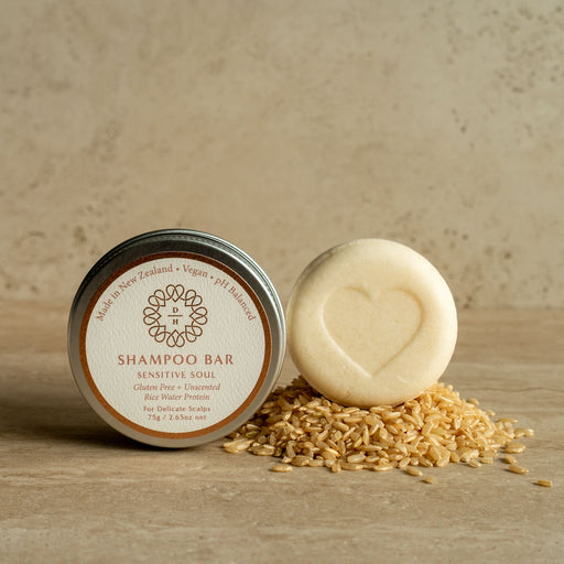 shampoo bar for itchy scalps fragrance free gluten free dandruff