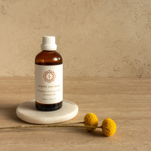 loo drops also known as toilet drops with lemon myrtle and lemongrass essential oils refresh your toilet naturally