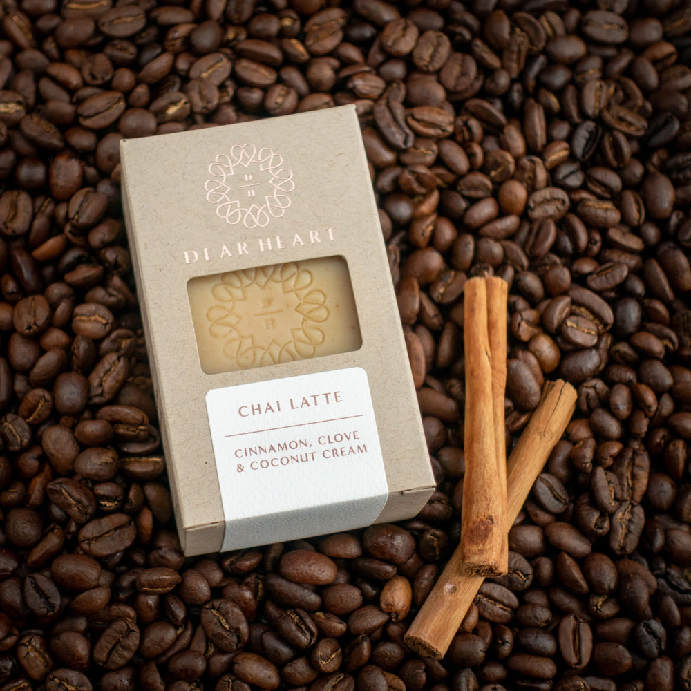 
                  
                    chai latte handcrafted soaps with natural colours and essential oils
                  
                