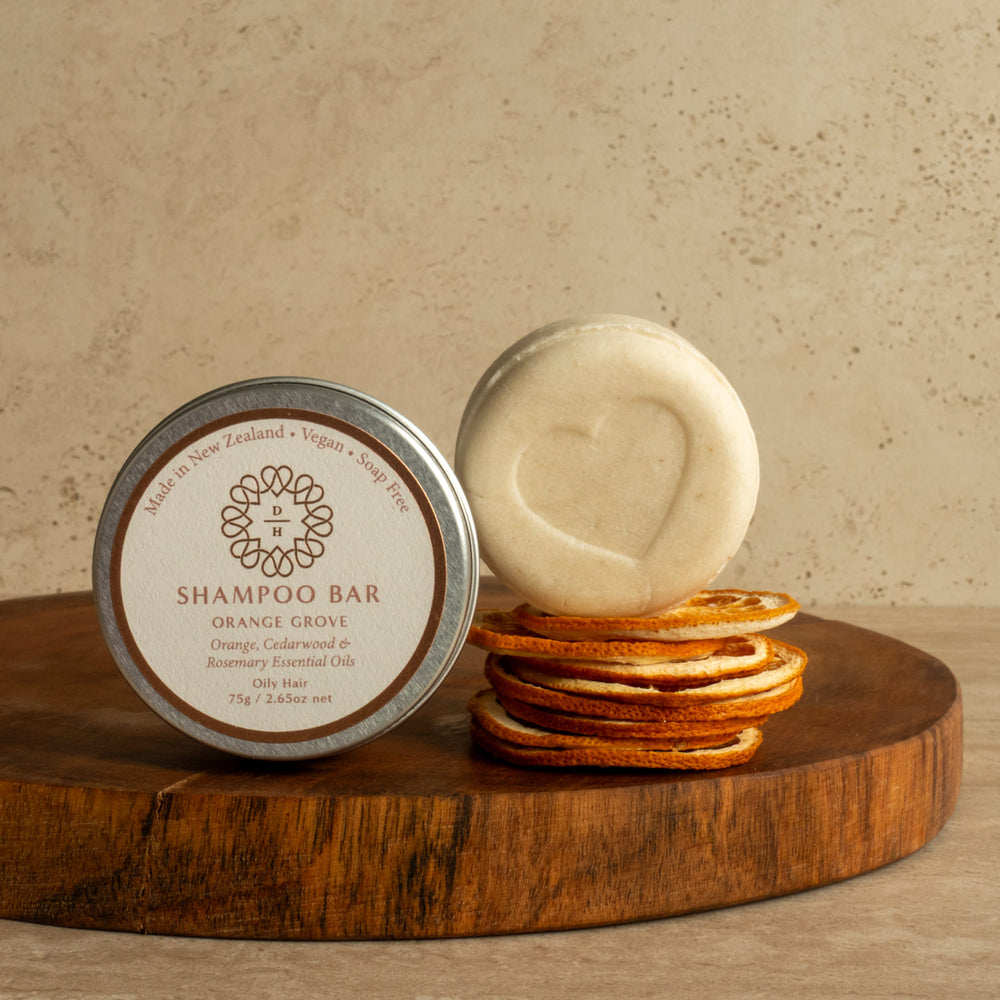 shampoo bar for oily hair orange grove by dear heart nz