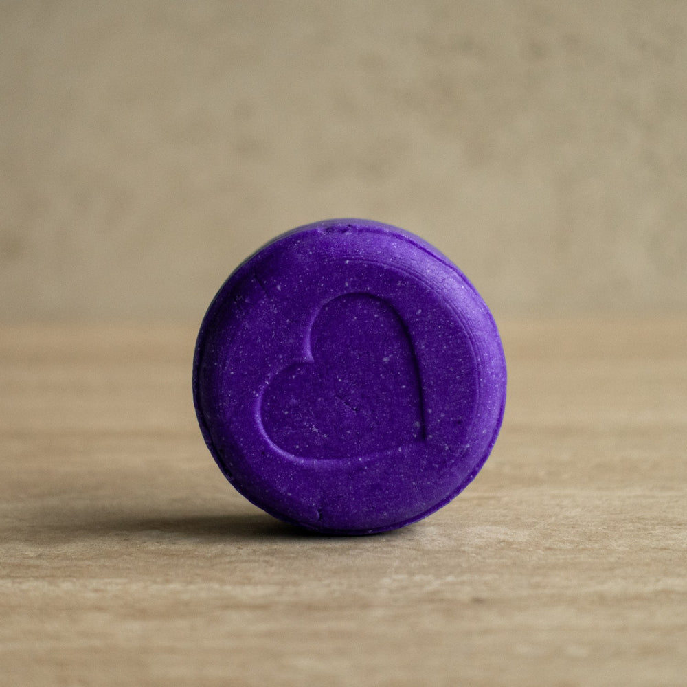 purple shampoo bar for grey and blonde hair 75g bar
