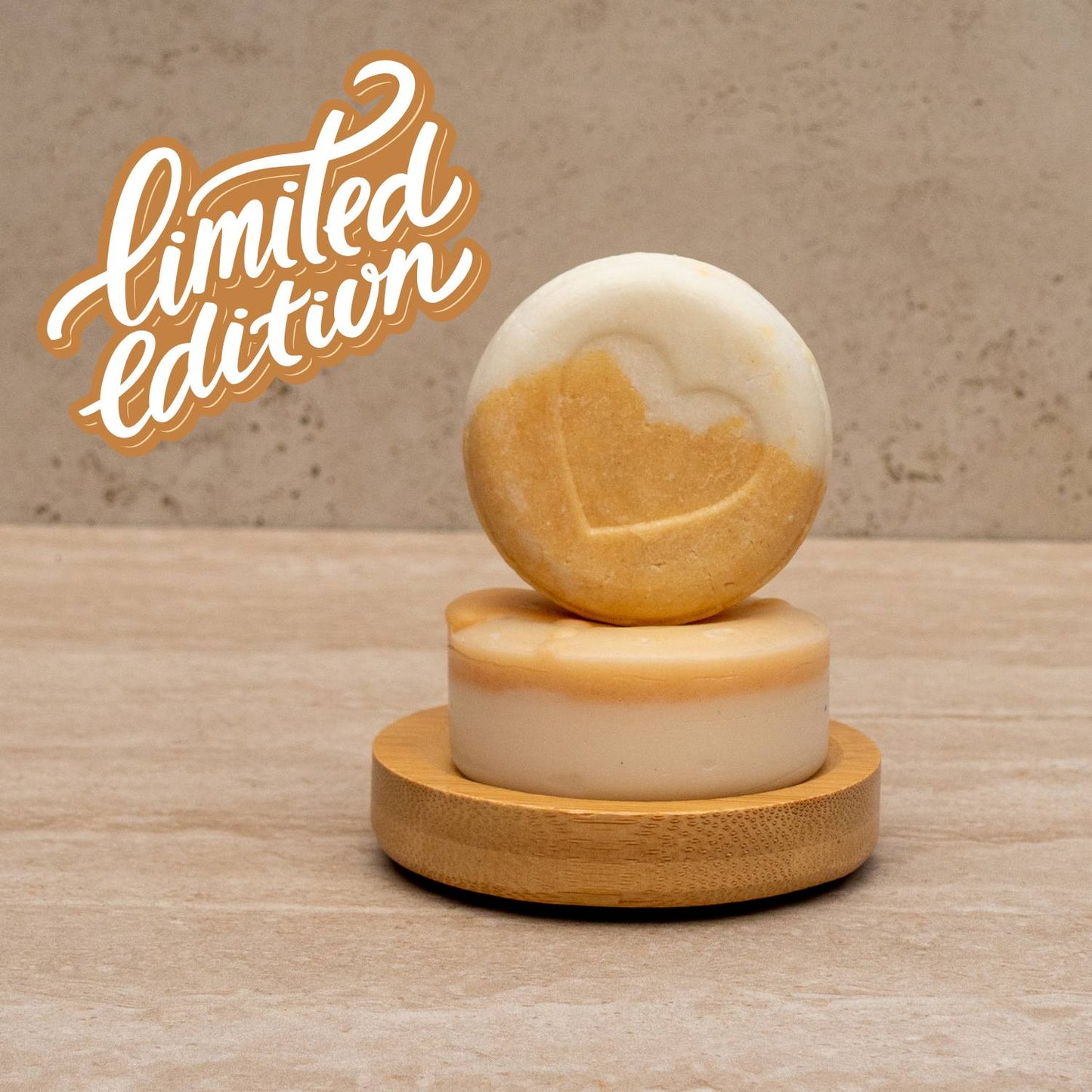 limited drop shampoo and conditioner bar smells like coconut passionfruit and pineapple with brazilian clay made in nz